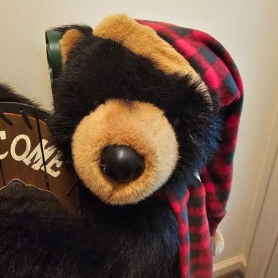 Two Welcoming Bear Plush for Decor (FE-JS)