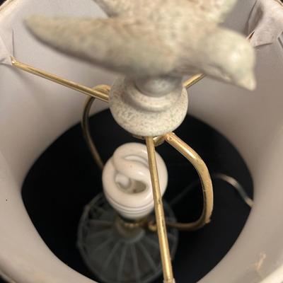 Birdcage Lamp & Decor (C-MG)