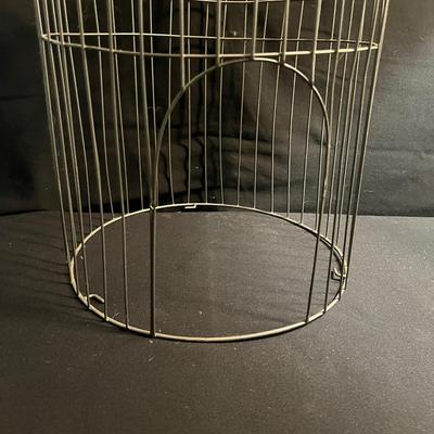 Birdcage Lamp & Decor (C-MG)
