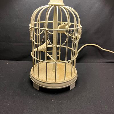 Birdcage Lamp & Decor (C-MG)