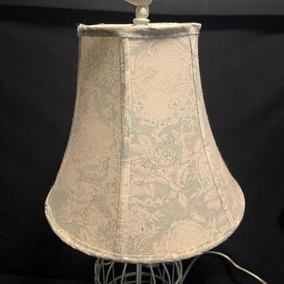 Birdcage Lamp & Decor (C-MG)