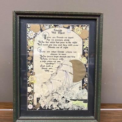 Friends We Meet Poem Picture