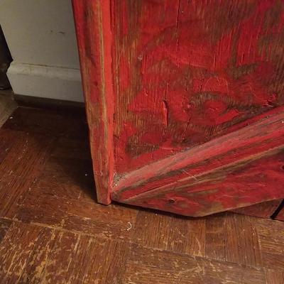 Distressed Wood Door Decor (FE-JS)