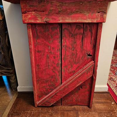 Distressed Wood Door Decor (FE-JS)