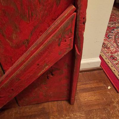 Distressed Wood Door Decor (FE-JS)