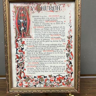 My Church poem