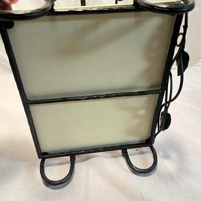 Iron Napkin Holder, Paper Towel Holder & Bottle Carrier (C-MG)
