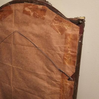 Decorated Wood Frame Glass Bevels Mirror (FE-JS)