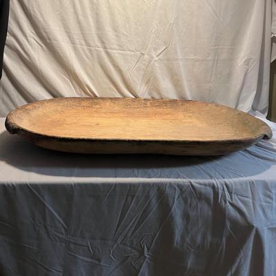 Large Primitive Wooden Bowl (C-MG)