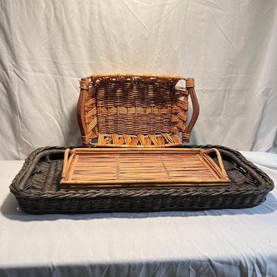 Three Woven Trays (C-MG)