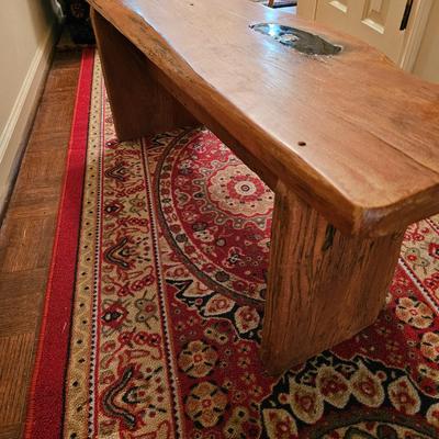 Rustic Wood Bench (FE-JS)