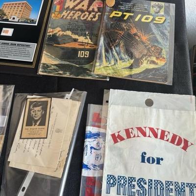 Lot 7 variety of Kennedy memorabilia