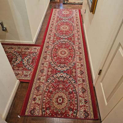 Two Oval Patterned Runners (FE-JS)