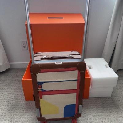 Sale Photo Thumbnail #27: New Never Used HERMÈS RMS TROLLY/Carry On suitcase.


100% Authentic


Perfect condition.


Paid 12k for the bag and had I shipped to me from Europe 3 years ago,

And just never ended up using it.


Dustbag and Trolly amazing NEW condition

The box howev