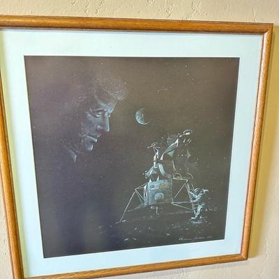 Lot 44 John Kennedy, NASA print