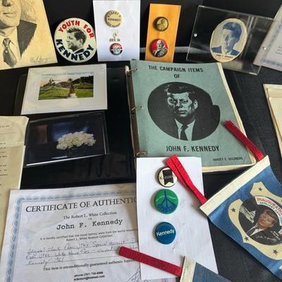 Lot 8 John F. Kennedy memorabilia