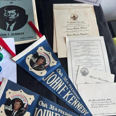 Lot 8 John F. Kennedy memorabilia