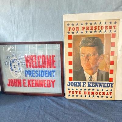 Lot 48 President Kennedy wall art