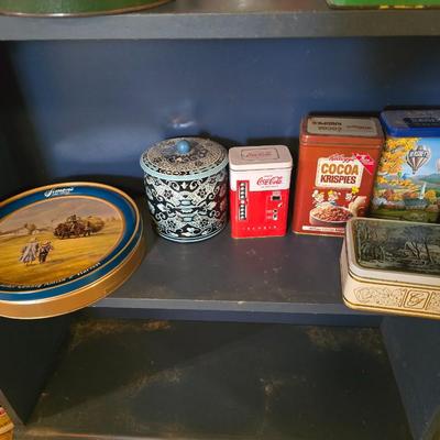 Advertising tins