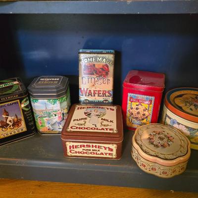 Advertising tins