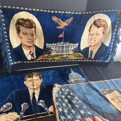 Lot 14 3 Kennedy tapestries