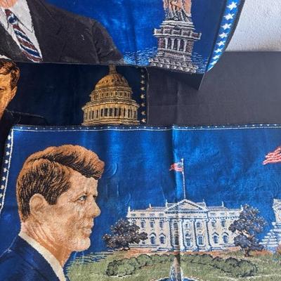 Lot 15 three Kennedy tapestries