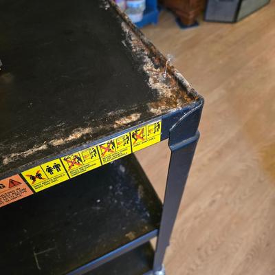 3 shelf cart with electric