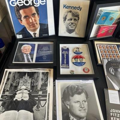 Lot 18 John F. Kennedy memorabilia pictures