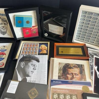 Lot 18 John F. Kennedy memorabilia pictures