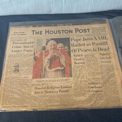 Lot 53 Kennedy, Clinton and Pope items