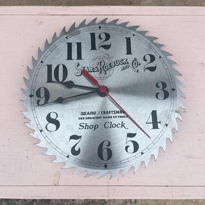 Sale Photo Thumbnail #155: Sear shop clock - does not currently work but looks really cool, super sharp