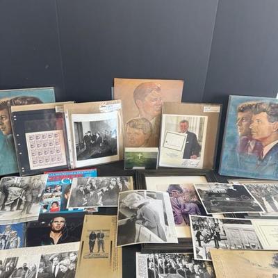 Lot 19 John F. Kennedy memorabilia photos
