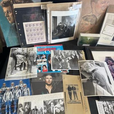 Lot 19 John F. Kennedy memorabilia photos