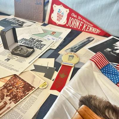 Lot 54 miscellaneous Kennedy items/memorabilia
