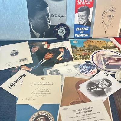 Lot 59 variety of Kennedy memorabilia