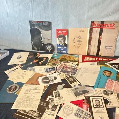 Lot 59 variety of Kennedy memorabilia