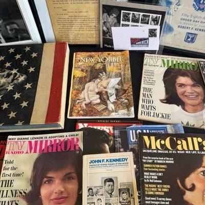 Lot 21 variety of magazines, and memorabilia