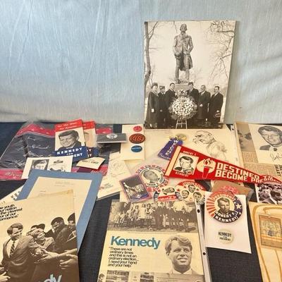 Lot 62 variety of Kennedy and Johnson memorabilia