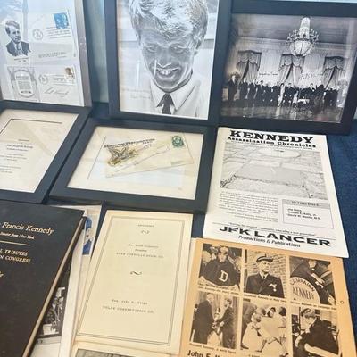 Lot 63 miscellaneous Kennedy memorabilia