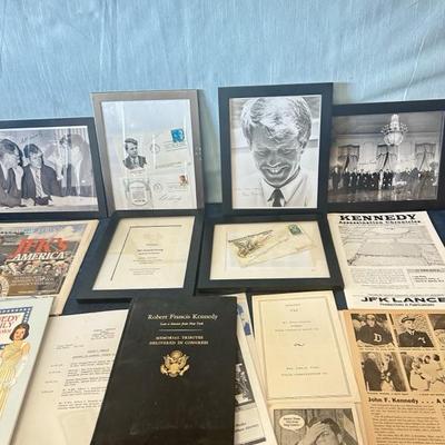 Lot 63 miscellaneous Kennedy memorabilia