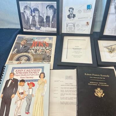 Lot 63 miscellaneous Kennedy memorabilia