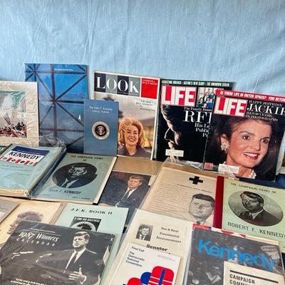 Lot 64 collection of Kennedy memorabilia