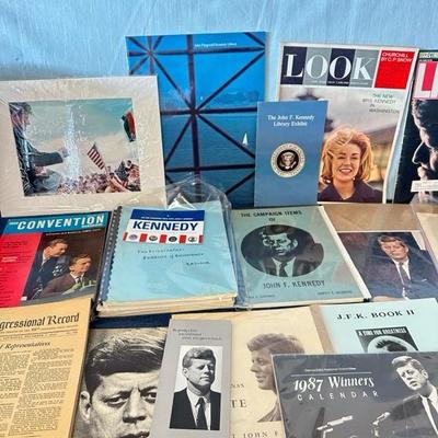 Lot 64 collection of Kennedy memorabilia