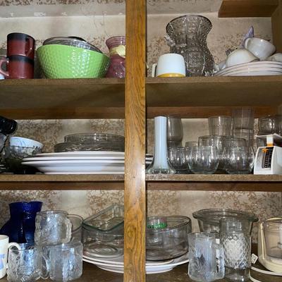 Buy Out the Kitchen! Dishes Glasses Sm Appliances