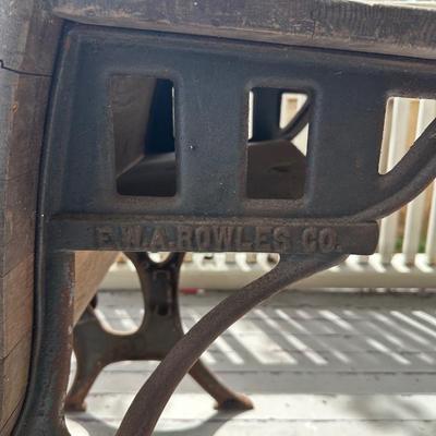 Antique Cast Iron & Wood School Desks – E.W.A. Rowles Co. Chicago