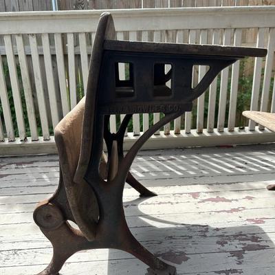 Antique Cast Iron & Wood School Desks – E.W.A. Rowles Co. Chicago