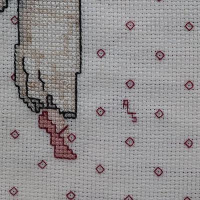Vintage Framed Needlework Art