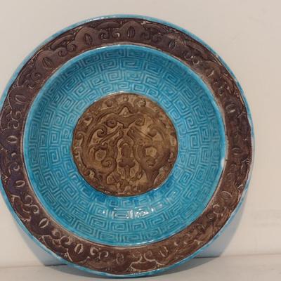 Italian Decorative Plate- Approx 9 1/4" in Diameter