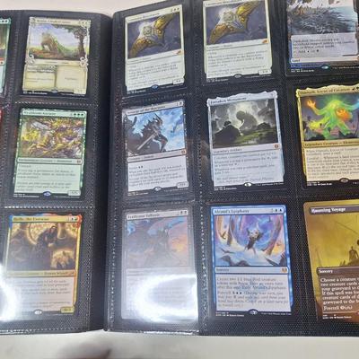 Sale Photo Thumbnail #626: the binder on the left has several cards in it, the one on the right doesn't have any.  See photos
