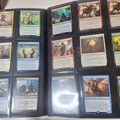 Sale Photo Thumbnail #624: the binder on the left has several cards in it, the one on the right doesn't have any.  See photos